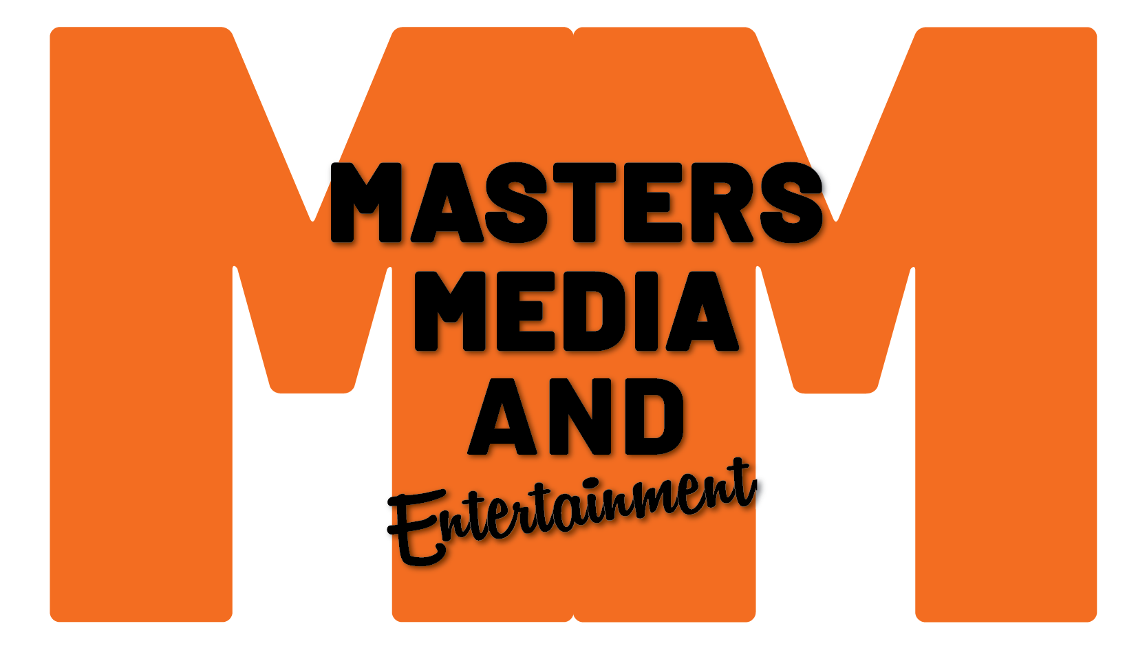 Masters Media Entertainment logo in orange